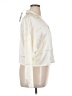 LILYSILK 100% Silk Color Block Ivory 3/4 Sleeve Silk Top Size XL - photo 4