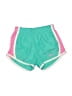 Nike 100% Polyester Color Block Green Athletic Shorts Size 4T - photo 1
