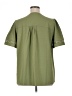 Unbranded 100% Polyester Green Short Sleeve Blouse Size 1X - photo 2