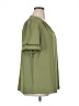 Unbranded 100% Polyester Green Short Sleeve Blouse Size 1X - photo 4