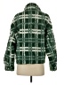 Zara 100% Polyester Plaid Green Faux Fur Jacket Size XS - photo 2
