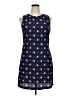 Old Navy 100% Polyester Print Blue Casual Dress Size 14 - photo 1