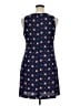 Old Navy 100% Polyester Print Blue Casual Dress Size 14 - photo 2