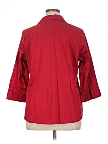 212 Collection 3/4 Sleeve Button-Down Shirt (view 2)