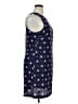 Old Navy 100% Polyester Print Blue Casual Dress Size 14 - photo 4