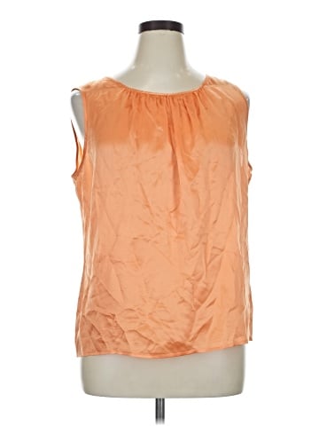 St. John Collection Sleeveless Silk Top (view 1)