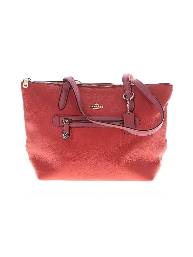 Pre-owned Coach Tote Bag In Red
