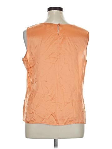 St. John Collection Sleeveless Silk Top (view 2)