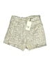 Zara 100% Metallic Metallic Gold Skort Size L - photo 2
