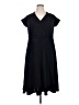 Sachin + Babi 100% Polyester Solid Black Casual Dress Size 16 - photo 1