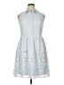 Sandra Darren 100% Polyester Blue Casual Dress Size 14 - photo 1