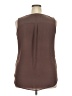 Maurices 100% Polyester Brown Sleeveless Blouse Size XXL - photo 2