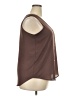Maurices 100% Polyester Brown Sleeveless Blouse Size XXL - photo 4