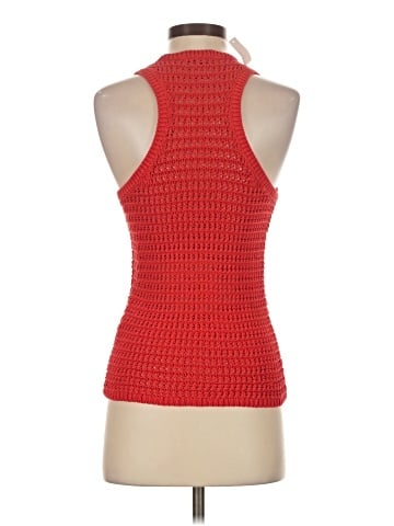 Madewell Crochet-Knit Crewneck Sweater Tank (view 2)