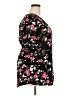 Ellos 100% Rayon Black 3/4 Sleeve Blouse Size 18 - photo 4