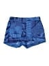 J.Crew 100% Linen Print Blue Board Shorts Size 4 - photo 1