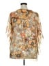 NY Collection 100% Polyester Gold 3/4 Sleeve Blouse Size XL - photo 2