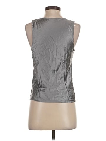 Madewell Satin Cutaway Vest Top (view 2)