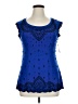DressBarn Blue Sleeveless Blouse Size XL - photo 1