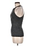 Catherine Malandrino Solid Gray Sleeveless Top Size M - photo 5