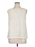 rsvp by TALBOTS 100% Polyester Ivory Sleeveless Blouse Size XL - photo 1