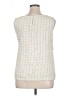 rsvp by TALBOTS 100% Polyester Ivory Sleeveless Blouse Size XL - photo 2