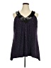 Fashion Bug Purple Sleeveless Blouse Size 2X - photo 1