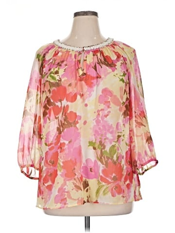 Charter Club 3/4 Sleeve Blouse (view 1)