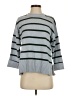 J.Crew Factory Store 100% Cotton Stripes Gray Pullover Sweater Size S - photo 1