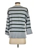 J.Crew Factory Store 100% Cotton Stripes Gray Pullover Sweater Size S - photo 2