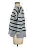 J.Crew Factory Store 100% Cotton Stripes Gray Pullover Sweater Size S - photo 5