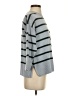 J.Crew Factory Store 100% Cotton Stripes Gray Pullover Sweater Size S - photo 4