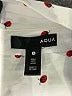 Aqua 100% Rayon Hearts Ivory 3/4 Sleeve Blouse Size S - photo 7