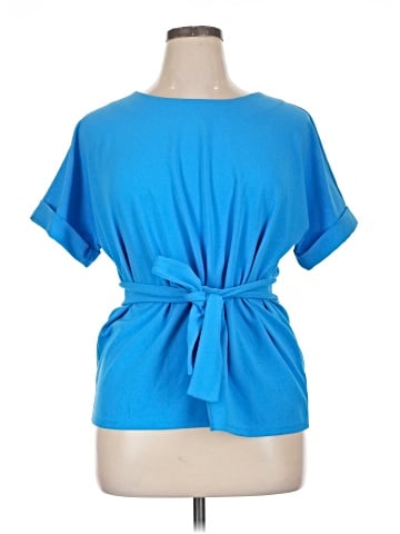 Worthington Short Sleeve Blouse (view 1)
