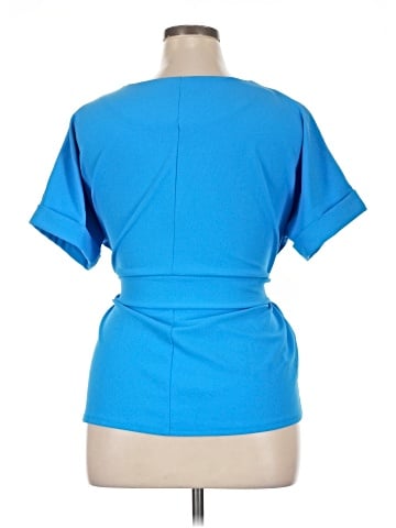 Worthington Short Sleeve Blouse (view 2)