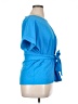 Worthington Blue Short Sleeve Blouse Size XL (petite) - photo 4