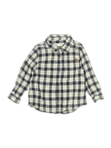 Zara Baby Long Sleeve Button-Down Shirt (view 1)