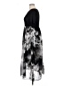 Unbranded Graphic Floral Black Casual Dress Size L - photo 5