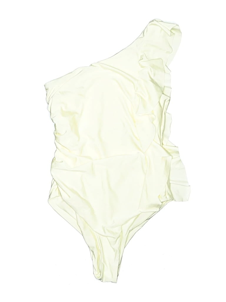 Pre-owned Unbranded Bodysuit In Ivory