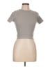 One Step Up Gray Short Sleeve Turtleneck Size L - photo 1