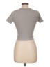 One Step Up Gray Short Sleeve Turtleneck Size L - photo 2