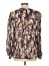 Chico's Purple Long Sleeve Blouse Size Lg (2) - photo 2