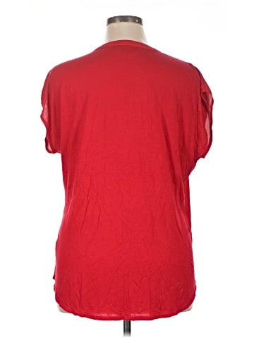 INC International Concepts Short Sleeve Blouse (view 2)