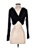 Jolie Black Long Sleeve Top Size M - photo 2