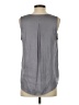 Banana Republic 100% Polyester Gray Sleeveless Blouse Size S - photo 2