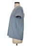 Theory 100% Polyester Blue Short Sleeve Blouse Size S - photo 5