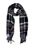 Unbranded 100% Polyester Plaid Purple Scarf One size - photo 1