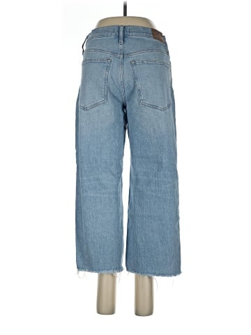 Madewell The Petite Perfect Vintage Wide-Leg Crop Jean in Altoona Wash: Raw-Hem Edition (view 2)