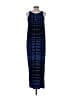 Valerie Bertinelli 100% Polyester Stripes Blue Casual Dress Size 8 - photo 2