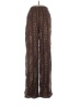Elan Chevron-herringbone Brown Casual Pants Size S - photo 1